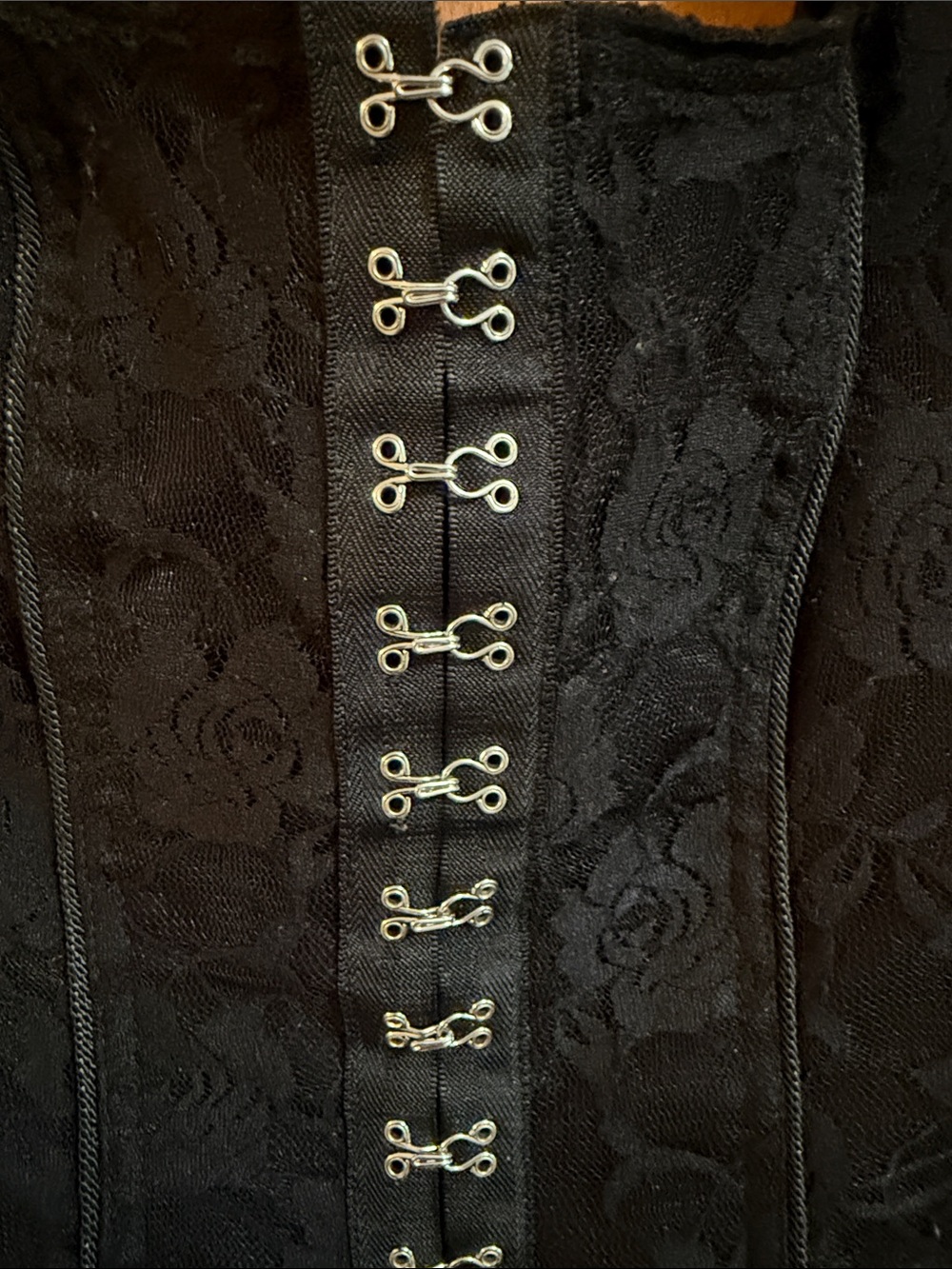 Royal Bones Black Corset - Picture 3 of 7